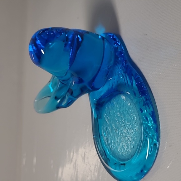 Leo Ward 1992s  signed  Blue bird of happiness candle holder figurine - Picture 1 of 7